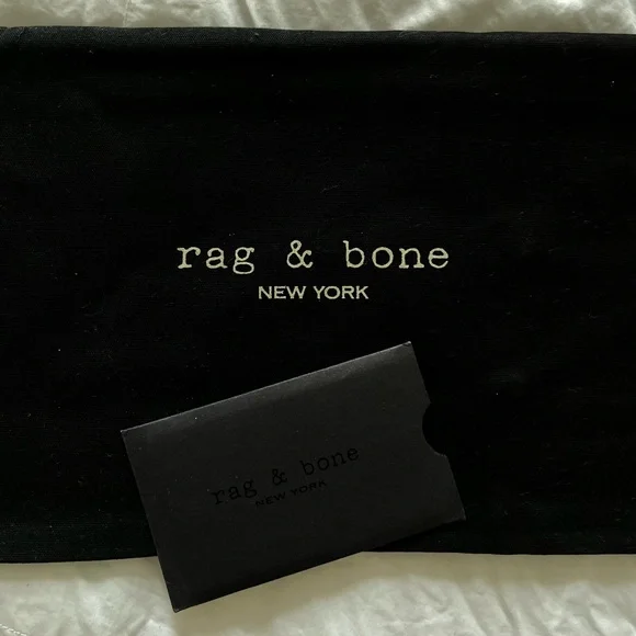 rag & bone Black Leather Bradbury Satchel Tote Bag - Picture 8 of 12